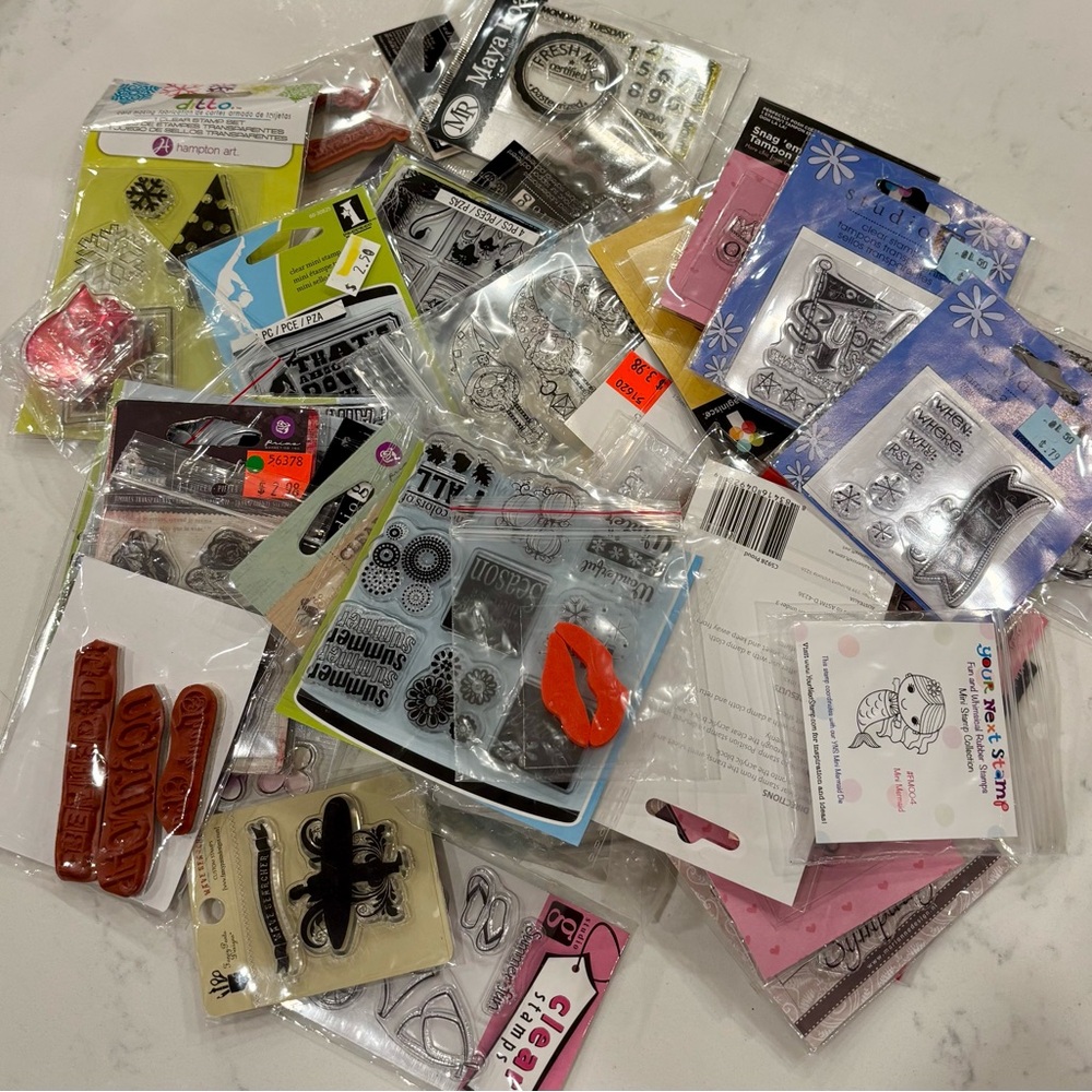 Assorted Craft Stamp Collection